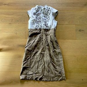 Max & Cleo. Ruffle top slim dress. Size 6.